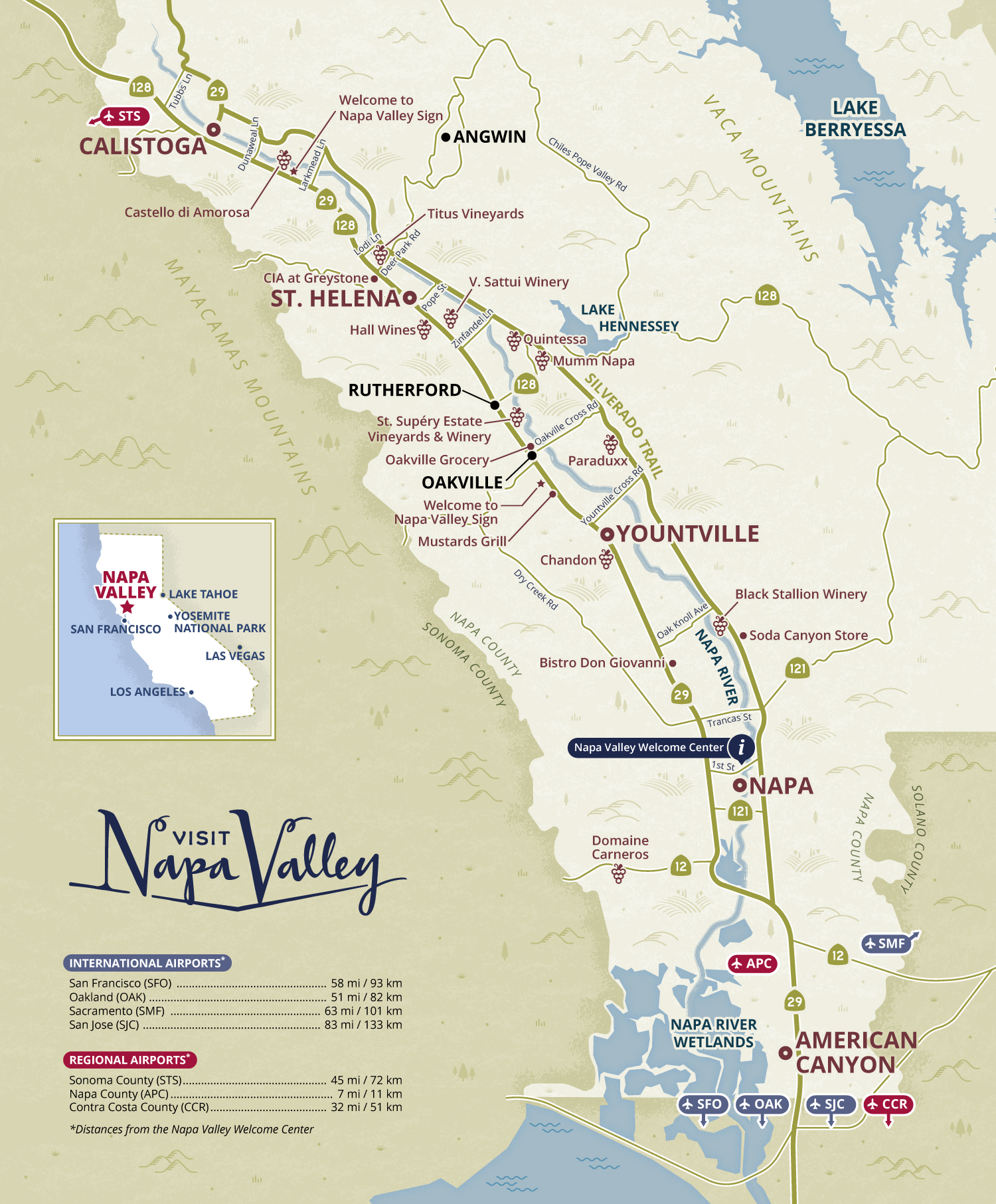Plan de la Napa Valley