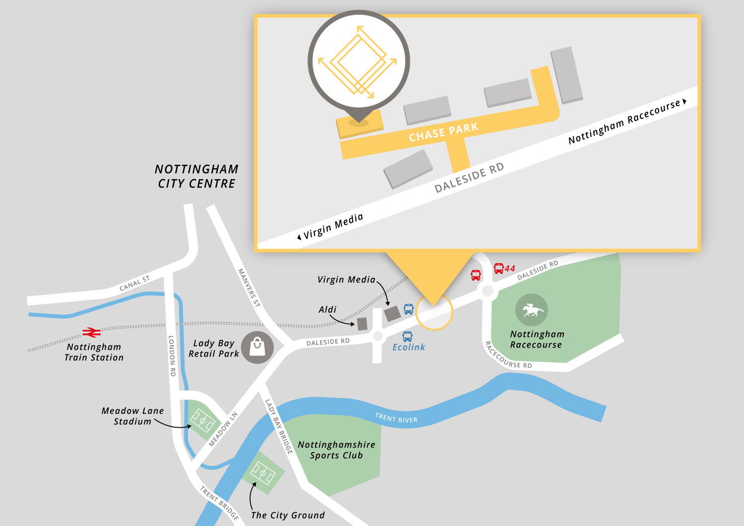 Plan d'accès pour ce cabinet d'avocats.