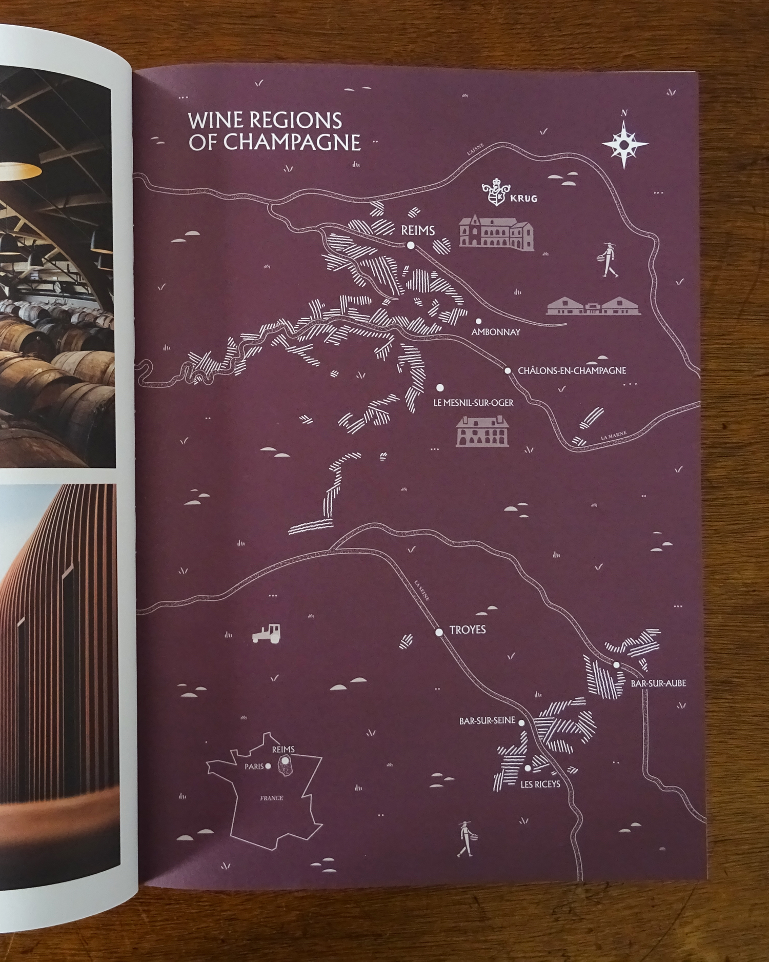 Photo de la page reprenant la carte.